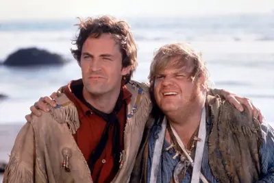 ALMOST HEROES, Matthew Perry, Chris Farley, 1998