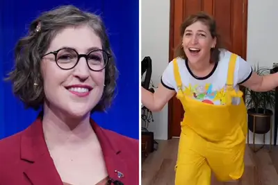 Mayim Bialik publica um vídeo dançando cheio de sacos de quadril e perigosos na ausência