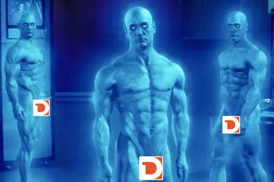 Billy Crudup as Dr. Manhattan in Watchmen