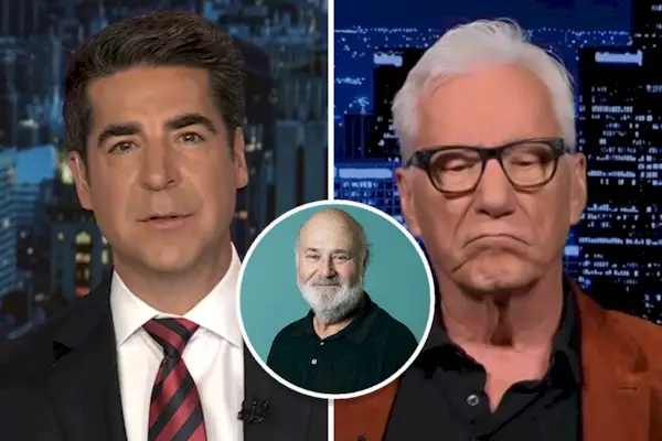 Um James Woods emocionado chora com Jesse Watters enquanto defende o grande patriota Rob Reiner contra comentários irritantes e desagradáveis