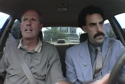 Borat Driving Scene