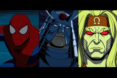 Spider-Man, Silver Samurai, and Omega Red