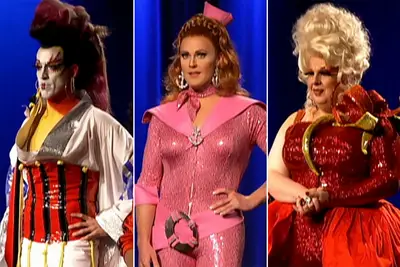 Project Runway: drag queen looks with high scores