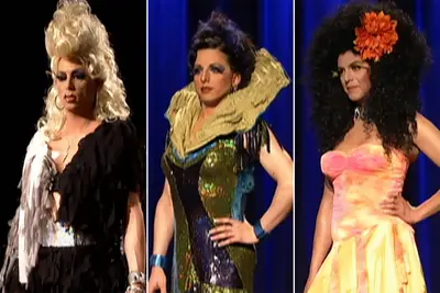 Project Runway: drag queen looks with low scores