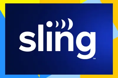 sling tv logo with background
