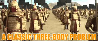 Resumo do episódio 3 do problema do corpo: Destruidor mundial