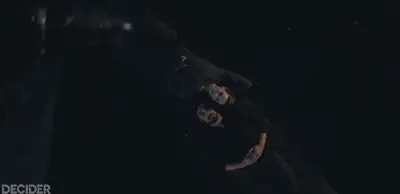 SILO Episode 6 OVERHEAD SHOT OF JULIETTE AND GEORGE