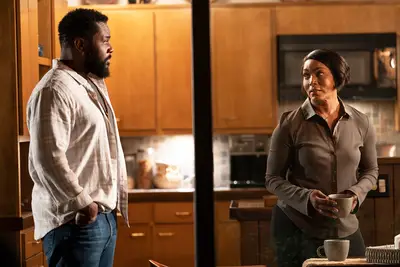 Malcolm-Jamal Warner and Angela Bassett on 