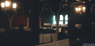 TOKYO VICE 203 DREAMY SHOT OF THIS THEATER WITH THE ARCHES