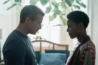 Max Beesley and Christine Adams in 