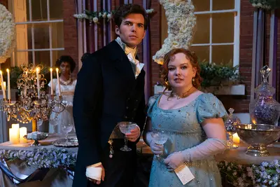 Colin (Luke Newton) and Penelope (Nicola Coughlan) in 