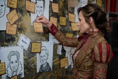 Foiled Plans murder tapestry