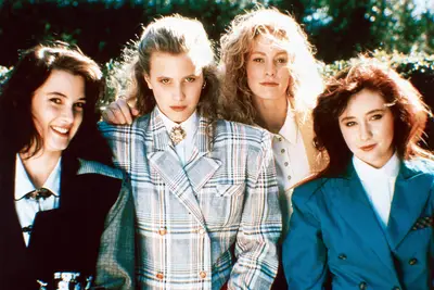 Heathers; from Left: Winona Ryder, Kim Walker, Lisanne Falk, Shannen Doherty