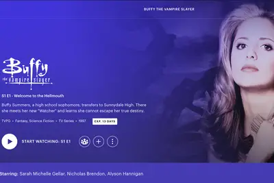 Buffy, o matador de vampiros está à esquerda? Onde você pode transferir a série popular dos anos 90