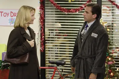 Nancy Walls and Steve Carell on ’The Office’ 
