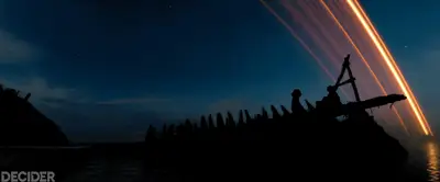 FOUNDATION 201 SILHOUETTE AGAINST THE RINGS