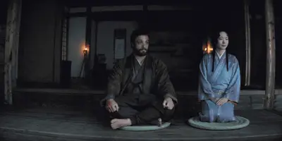 SHOGUN EPISODE 10 The Anjin and Fuji-sama sitting in silence, mourning Mariko’s absence